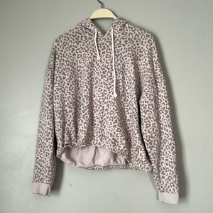 Leopard print aerie hoodie